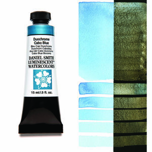 Duochrome Cabo Blue (S1) Aquarelverf Daniel Smith (Extra fine Watercolour) 15 ml Kleur 444