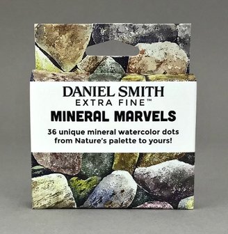 Mineral Marvels Watercolor Dot Card Set Aquarelverf Daniel Smith (Extra fine Watercolour) 36 Dots