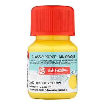 Heldergeel Dekkend / Opaque Art Creation Glas & Porselein 30 ML Kleur 2002
