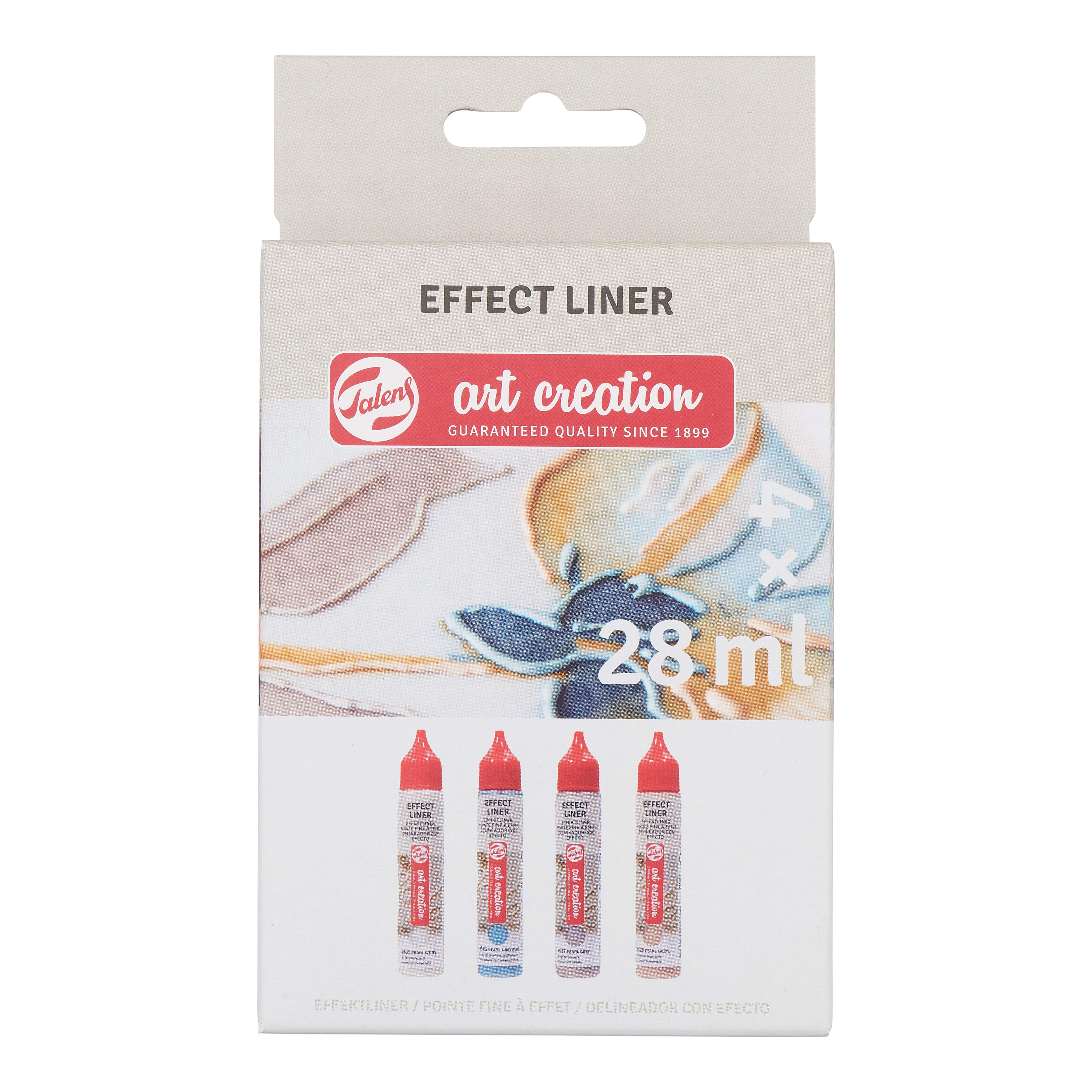 Specialties Pearl kleuren Art Creation Effect Liner 4 x 28 ML