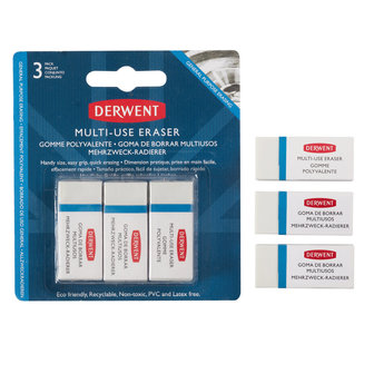Multifunctionele gum / Multi-use eraser van Derwent