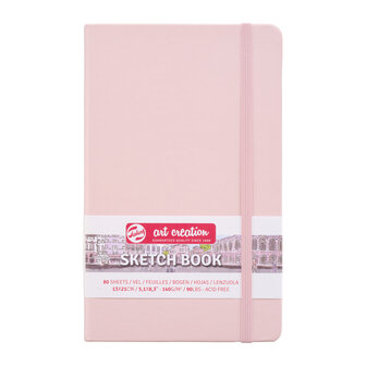 Art Creation Schetsboek Pastel Pink 80 vellen 140 gram 13 x 21 cm