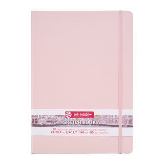 Art Creation Schetsboek Pastel Pink 80 vellen 140 gram 21 x 29,7 cm