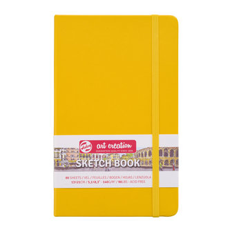 Art Creation Schetsboek Golden Yellow 80 vellen 140 gram 13 x 21 cm