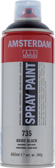 Amsterdam Spraypaint 400 ml Oxydzwart 735