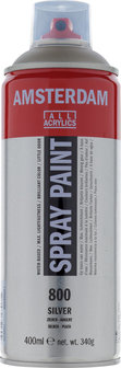 Amsterdam Spraypaint 400 ml Zilver 800