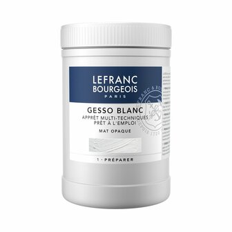 Lefranc &amp; Bourgeois Gesso wit 1 liter