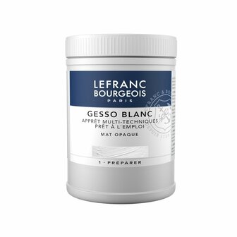 Lefranc &amp; Bourgeois Gesso wit 500 ML