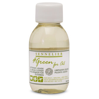 Vloeibare reiniger voor olieverf (eco) 250 ml Sennelier Green for oil