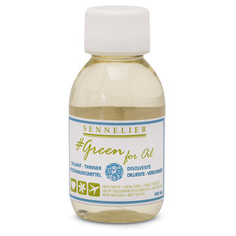 Verdunner voor olieverf 100 ML Sennelier Green for Oil