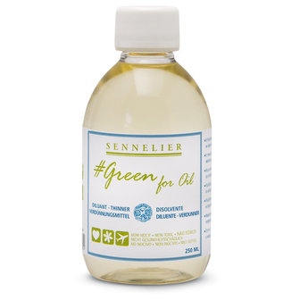 Verdunner voor olieverf 250 ML Sennelier Green for Oil