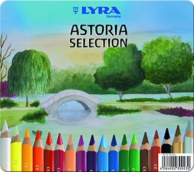 Astoria set met 18 Lyra Super Ferby kleurpotloden