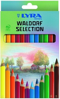 Waldorf set met 12 Lyra Super Ferby kleurpotloden