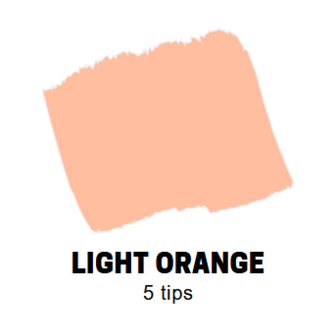 Light Orange Conische punt Posca Acrylverf Marker PC5M Kleur 54