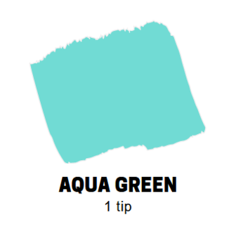Aqua Green Conische punt Posca Acrylverf Marker PC1MC Kleur P6