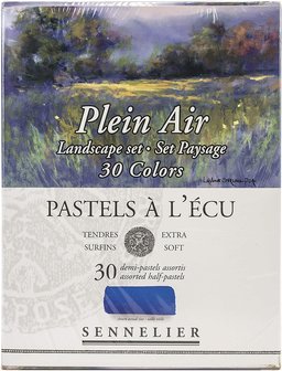 Karton doosje Pastel &agrave; l&#039;ecu 30 kleuren Landschap van Sennelier