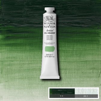 Terra Verte S1 Artists Oil Colour / olieverf van Winsor &amp; Newton 200 ML Kleur 637