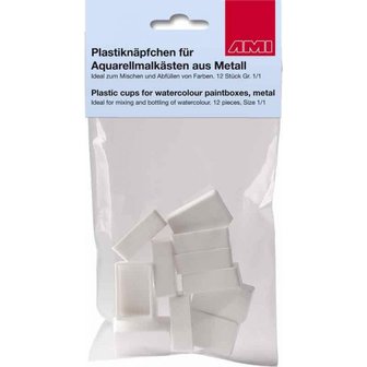 AMI 12 halve napjes (kunststof) AMI 1,6 ML