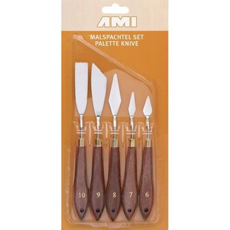 5 x Paletmes AMI Painting Knives Set 6-10