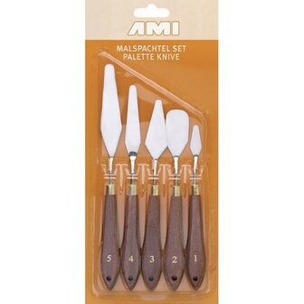 5 x Paletmes AMI Painting Knives Set 1- 5
