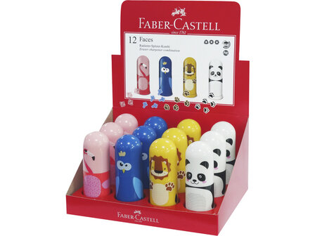 Puntenslijper met gum