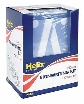 Tekensjablonen / Signwritting kit 150 MM (15 cm) Helix