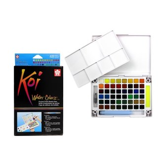 Koi Water Colors Pocket Field Sketch box 48 x halve napjes OP = OP