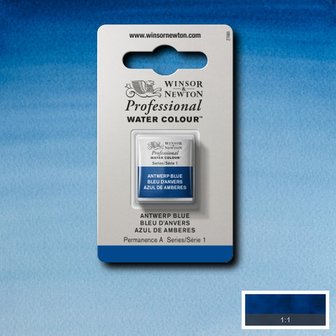 Antwerp Blue Serie 1 Professional Watercolour Half Napje van Winsor &amp; Newton Kleur 010