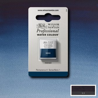 Indigo Serie 1 Professional Watercolour Half Napje van Winsor &amp; Newton Kleur 322