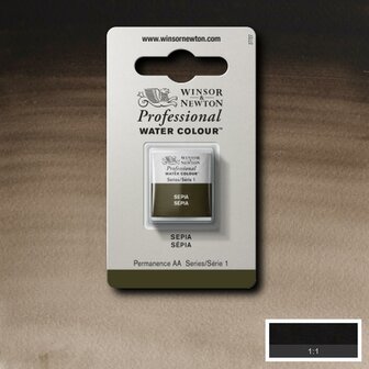 Sepia Serie 1 Professional Watercolour Half Napje van Winsor &amp; Newton Kleur 609