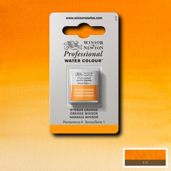 Winsor Orange Serie 1 Professional Watercolour Half Napje van Winsor &amp; Newton Kleur 724