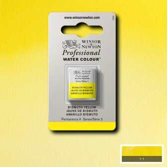 Bismuth Yellow Serie 3 Professional Watercolour Half Napje van Winsor &amp; Newton Kleur 025