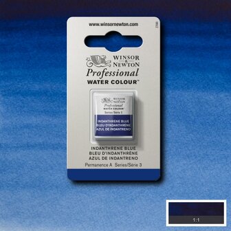 Indanthrene Blue Serie 3 Professional Watercolour Half Napje van Winsor &amp; Newton Kleur 321