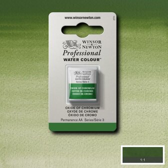 Oxide of Chromium Serie 3 Professional Watercolour Half Napje van Winsor &amp; Newton Kleur 459