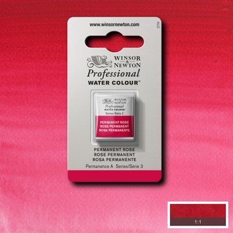 Permanent Rose Serie 3 Professional Watercolour Half Napje van Winsor &amp; Newton Kleur 502