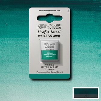 Viridian Serie 3 Professional Watercolour Half Napje van Winsor &amp; Newton Kleur 692