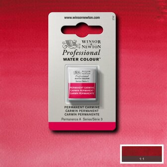 Permanent Carmine Serie 3 Professional Watercolour Half Napje van Winsor &amp; Newton Kleur 479