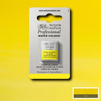 Cadmium Lemon Serie 4 Professional Watercolour Half Napje van Winsor &amp; Newton Kleur 086