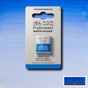 Cobalt Blue Serie 4 Professional Watercolour Half Napje van Winsor &amp; Newton Kleur 178