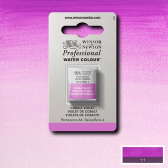 Cobalt Violet Serie 4 Professional Watercolour Half Napje van Winsor &amp; Newton Kleur 192