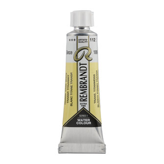 Transparant Titaanwit (S 1) Rembrandt Aquarelverf 10 ML Kleur 112