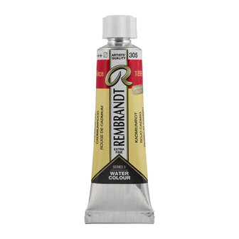 Cadmiumrood (S 3) Rembrandt Aquarelverf 10 ML Kleur 305