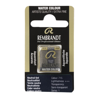 Neutraaltint (S 1) Rembrandt Aquarelverf Napje Kleur 715