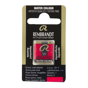 Quinacridoneroze Rood (S 2) Rembrandt Aquarelverf Napje Kleur 367