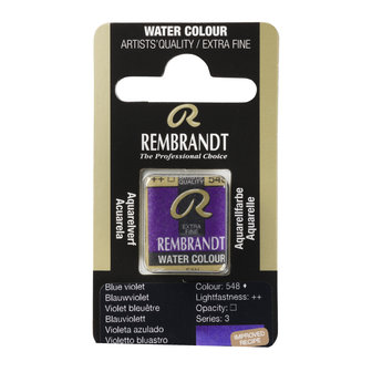 Blauwviolet (S 3) Rembrandt Aquarelverf Napje Kleur 548