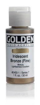 Iridescent Brons (fijn) Golden Fluid Acrylverf Flacon 30 ML Serie 7 Kleur 2450