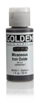 Iridescent Micahoudendoxydijzer Golden Fluid Acrylverf Flacon 30 ML Serie 4 Kleur 2460