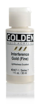 Interference Goud (fijn) Golden Fluid Acrylverf Flacon 30 ML Serie 7 Kleur 2467