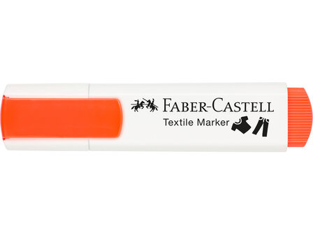 Neon Oranje Textielmarker Faber-Castell