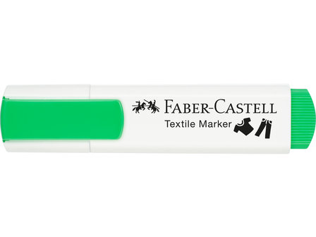 Neon Groen Textielmarker Faber-Castell